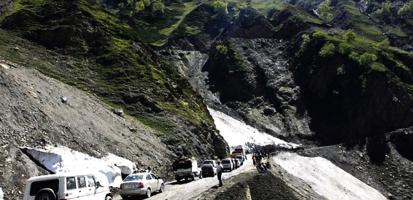 Route accidentee